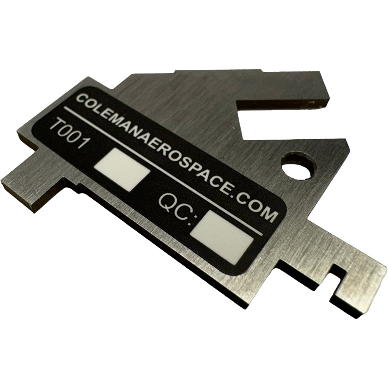 Coleman Aero Cessna Seat Rail Wear Inspection Tool