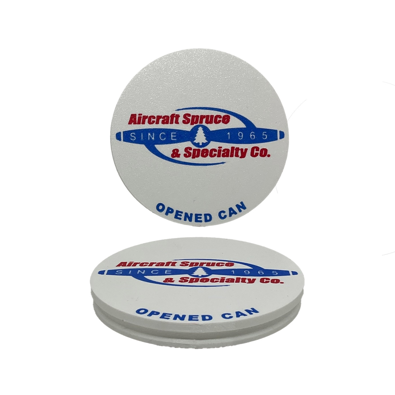 Turbine Oil Can Lid - White