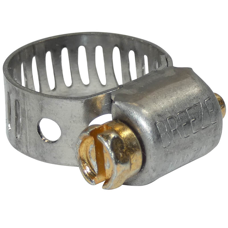 Details about   Breeze 3824 Mini SAE 24 Hose Clamp 10 Pack 
