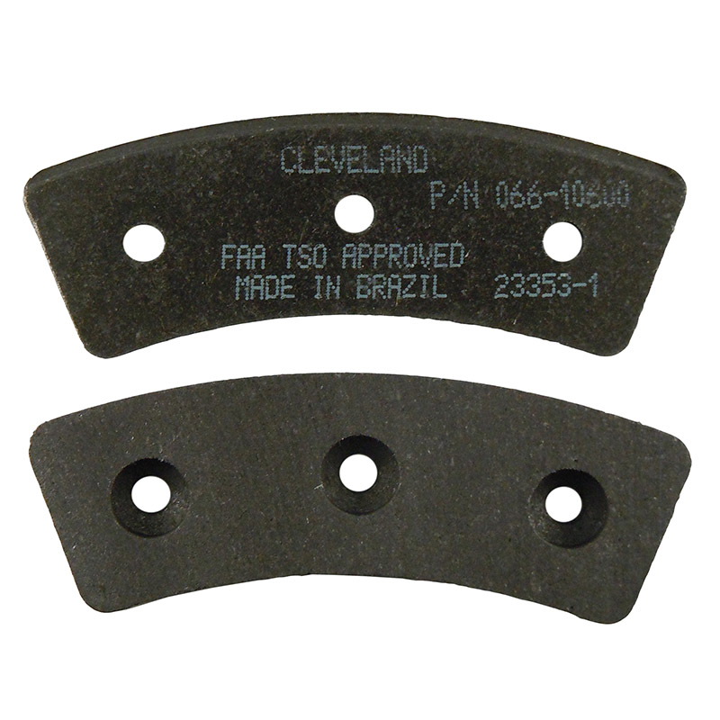 【AAKE】(Lining brushed) RIBBED BUTTON SK PT Cleveland 66-106 Organic Brake Lining | Aircraft Spruce ®