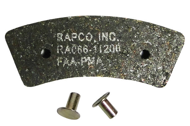 Rapco Brake Lining Chart