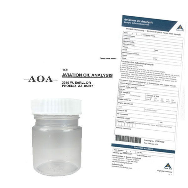 AVIATION OIL ANALYSIS (AOA) KIT Aircraft Spruce