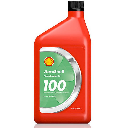 Aeroshell Aviation Oil 100 SAE 50 Mineral Oil Aircraft Spruce