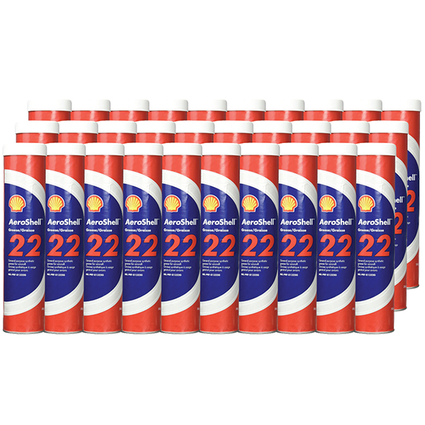 AeroShell Grease 22 - Case Of 30 (14 Oz Tubes) | Aircraft Spruce
