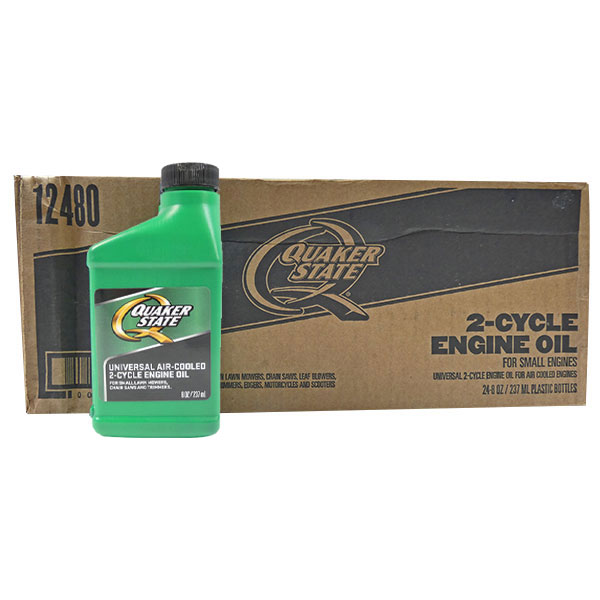 QUAKER STATE 2 CYCLE OIL CASE OF 24 8 OZ BOTTLES Aircraft Spruce