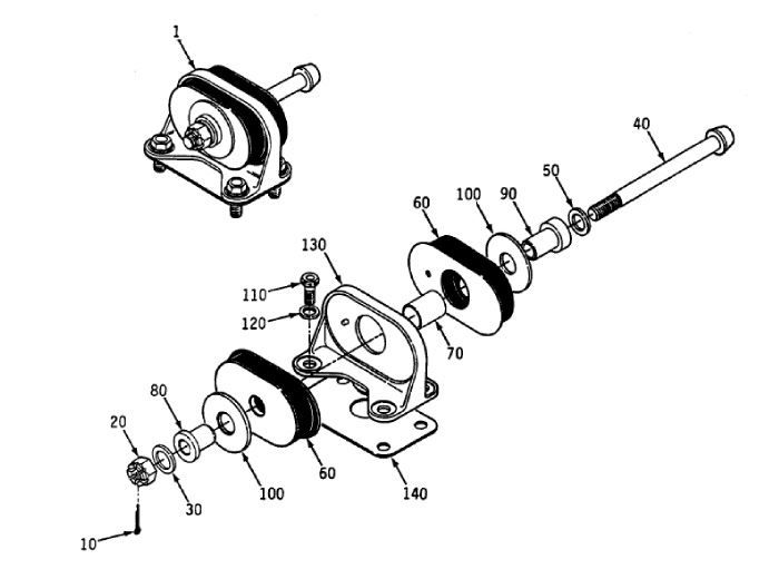 BARRY ENGINE MOUNT FOR PRATT WHITNEY 59062SA5 Aircraft Spruce