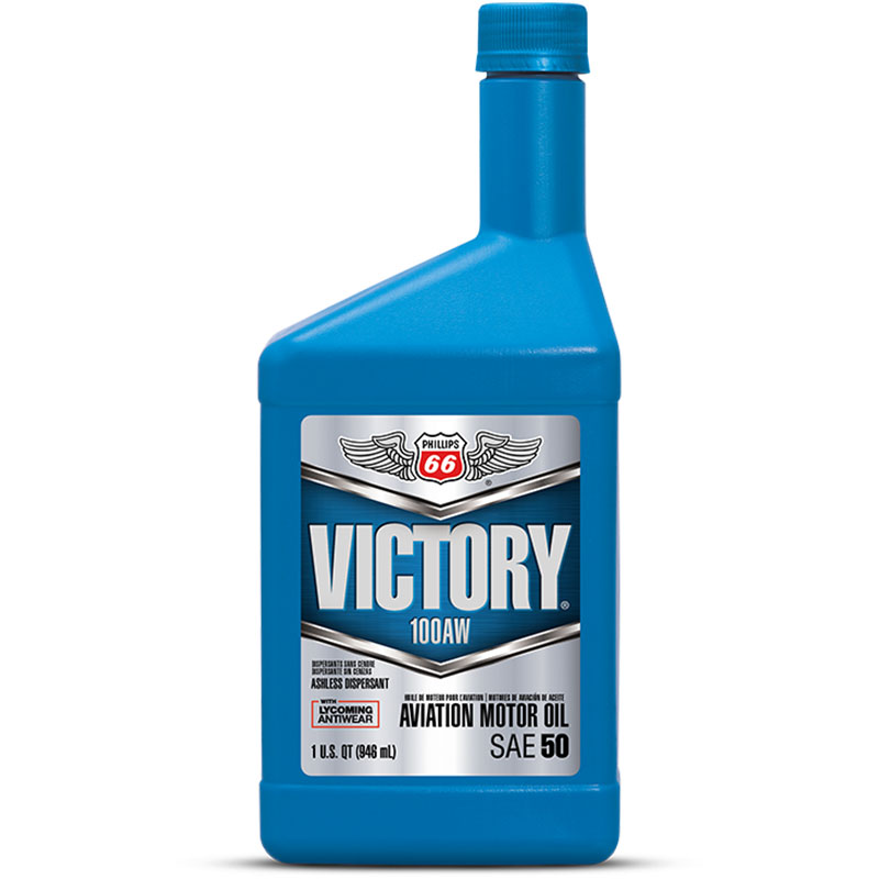 Phillips 66 Oil Victory Aviation 100AW SAE 50 - 55 Gallon Drum