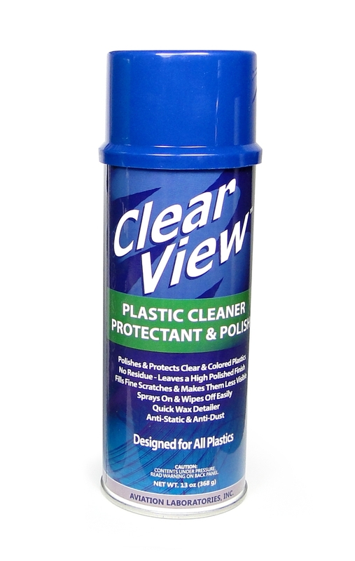 AVL Clear View Plastic Cleaner Protectant & Polish 12 Oz Aircraft