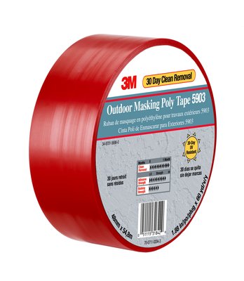 Mask Poly Tape 5903 Red by Aircraft Spruce