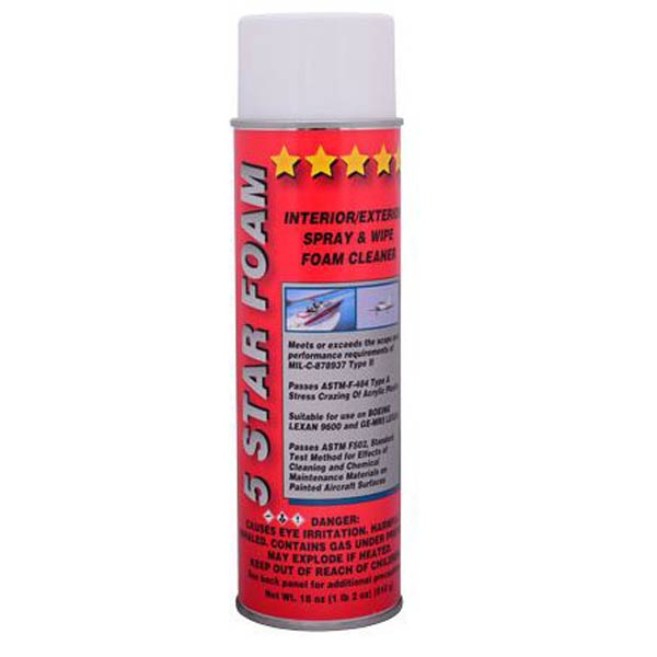 5-Star Foam Clnr 18 Oz