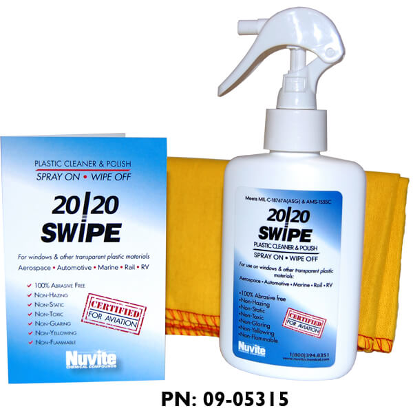 20/20 Swipe Plastic Cleaner & Polish - 4oz Kit