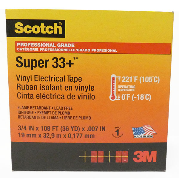 Ruban électrique vinyle Scotch® 33