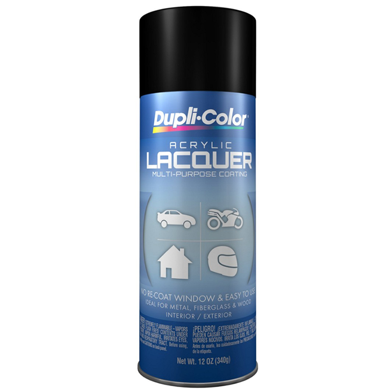 Duplicolor DAL1607 Black Flat Lacquer