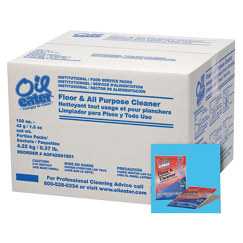  Oil Eater All Purpose & Floor Cleaner 1.5 Oz - 100 Pack