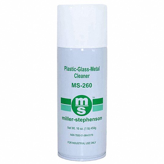Miller-Stephenson Safezone Glass Cleaner MS-260 16 Oz Aerosol