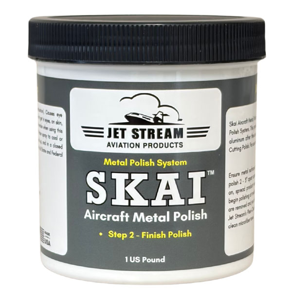 Jet Stream Skai Aircraft Metal Polish - Step 2 Finish Polish 1 Lb Jar