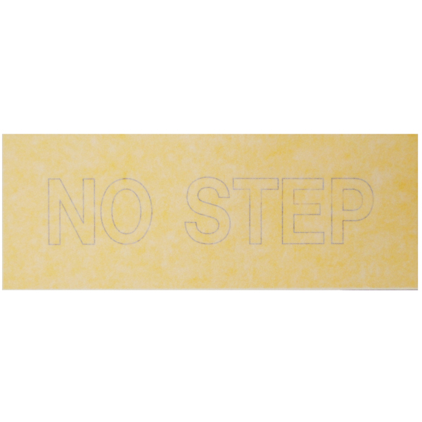 &apos;No Step&apos; Die-Cut One Piece Stencil