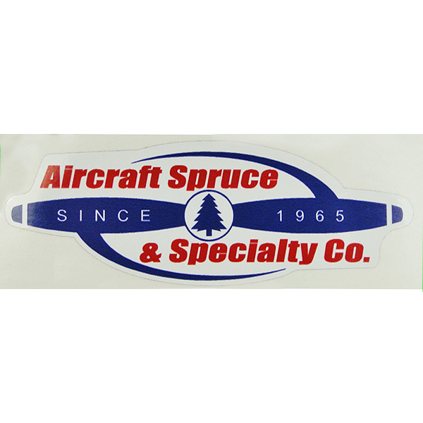 Aircraft Spruce Logo Decal Aircraft Spruce