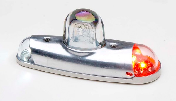 Whelen 9UCAPAC Amb//Clr Endcap for Whelen Freedom or Ultra Lightbar 01-0483369-13