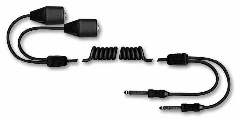 Sigtronics Dual GA Mono 5 Foot Coil Extention Cable