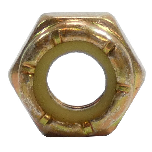Lot of 10 MS21083N6 Hexagon Nut 3/8-24 Self-Locking Nylon Insert Steel Plated 