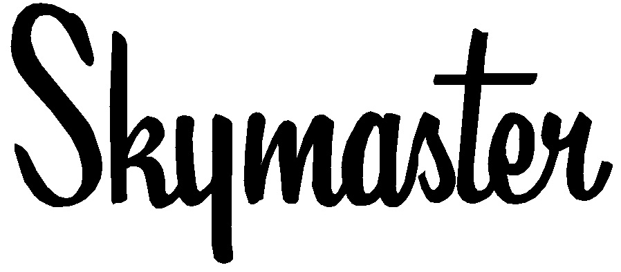 Skymaster Placard Black