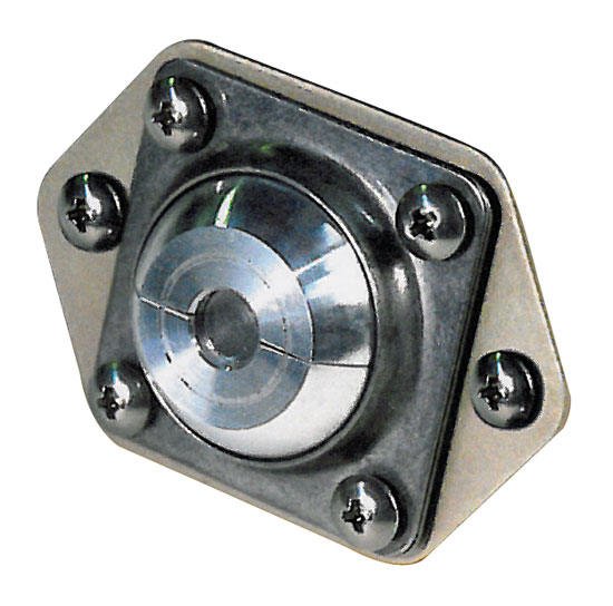 Eyeball Firewall Fitting - Ss Pressure Plate - Aluminum Ttp-B