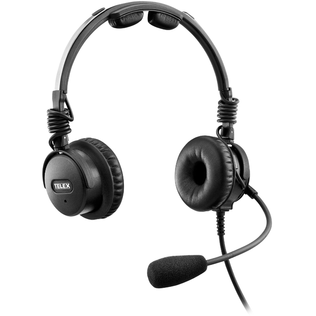Telex Airman 8 ANR Headset Airbus XLr-5 Plug 600 Ohm