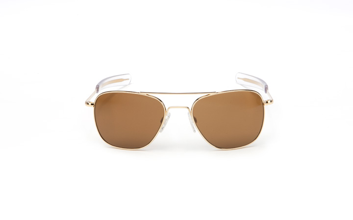 RANDOLPH AVIATOR SUNGLASSES GOLD/ TAN/ BAYONET | Aircraft Spruce