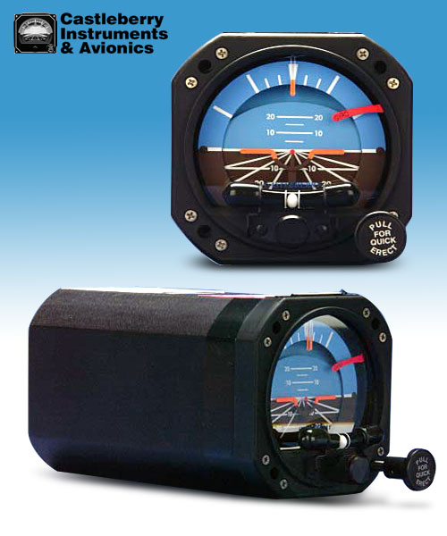 Castleberry Electric Attitude Indicator Aircraft Spruce