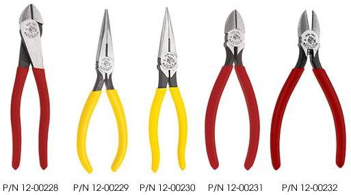 NEW! KLEIN TOOLS 6 STANDARD LONG NOSE SIDE-CUTTING PLIERS, D203-6