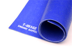 Blue Silicone Engine Baffle Textured Finish 1/8X36X40" Sheet
