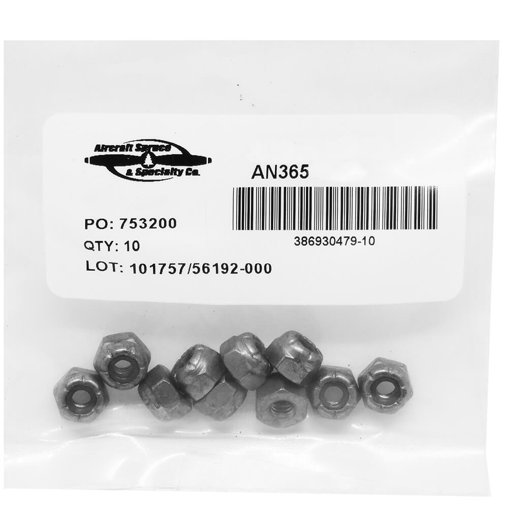 Nut, Elastic Stop MS21044N8 (Pack Of 10) | Aircraft Spruce