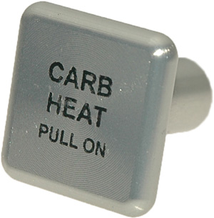 McFarlane Knob Square Clear Carb Heat - 6489CB, photo 1
