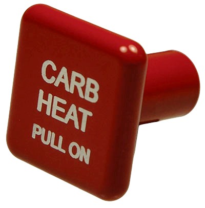 McFarlane Knob Square Red Carb Heat - 6489RB, photo 1