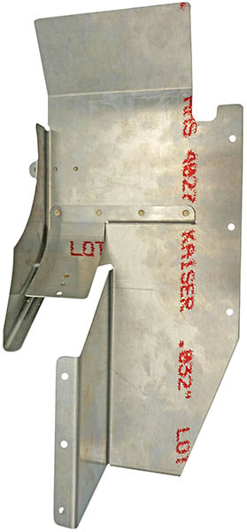 Airforms Inc. Baffle Right Hand Forward Outboard Powder Coated - AF2255040-6-PC