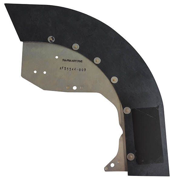 Airforms Inc. Rocker Cover Baffle Powder Coated - AF35344-000-PCBK