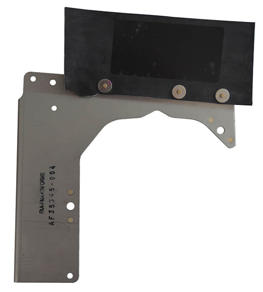 Airforms Inc. Rocker Cover Baffle Bare Blac - AF35345-004-BRBK