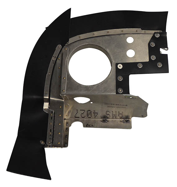 Airforms Inc. Baffle Assembly Powder Coated Black Seal - AF41608-00-PCBK