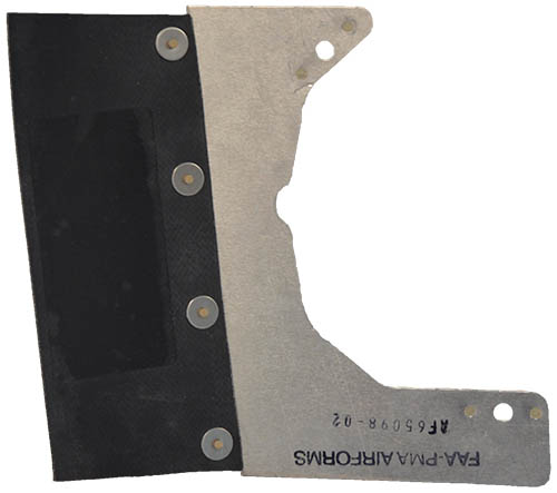 Airforms Inc. Rocker Cover Baffle Powder Coated - AF65098-02-PCBK