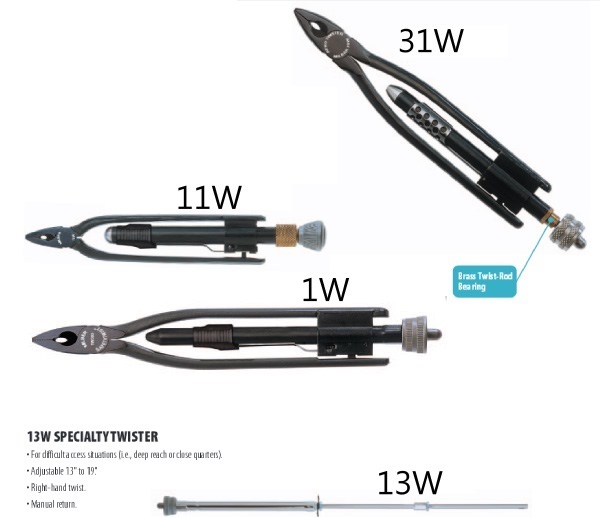 9 Reversible Wire Twister Pliers