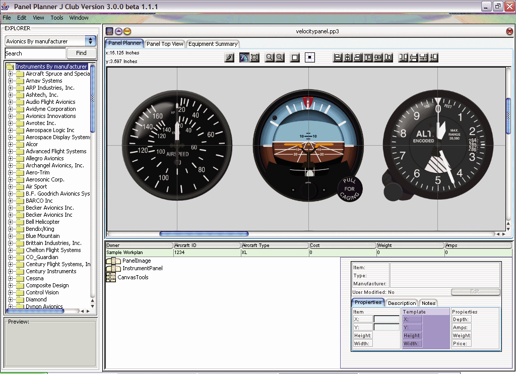 panel planner free download