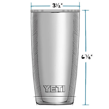 YETI 20 oz Rambler Tumbler with MagSlider Lid - 21070060016