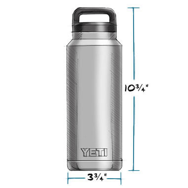 Chug Cap for Yeti Rambler Bottle 18 oz, 26 oz, 36 oz, 64 oz, Chug  Replacement Lid Cap Accessories Compatible with all Yeti Rambler Bottle  Models