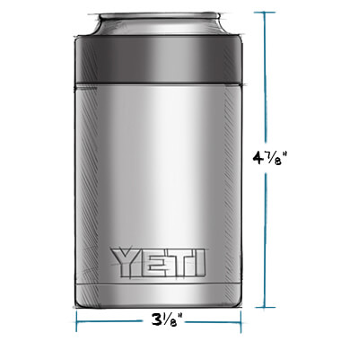 Yeti - Rambler 12 oz Colster Can Insulator Black