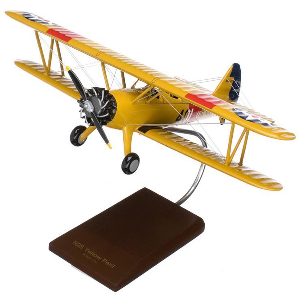 N2S2/3/4 Stearman Yellow Peril Model Aircraft Spruce
