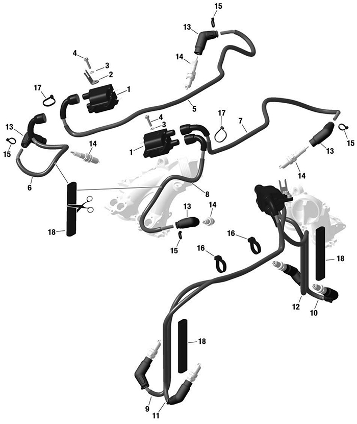 Rotax 447 Ul Engine Overhaul Gasket Set - 3