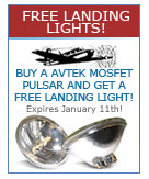 Buy a AvTek Mosfet Pulsar and Get a FREE Landing Light!